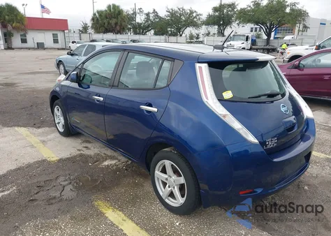 2016 Nissan Leaf S из США, поврежденный, VIN 1N4BZ0CP3GC313999